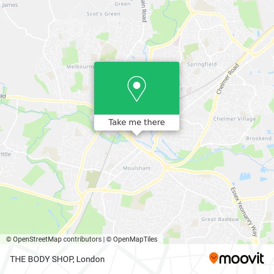 THE BODY SHOP map