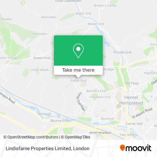 Lindisfarne Properties Limited map