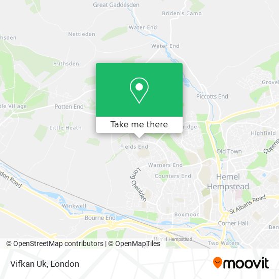 Vifkan Uk map