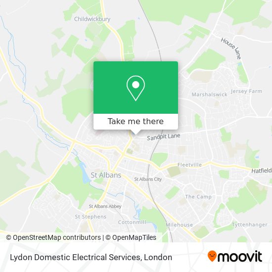 Lydon Domestic Electrical Services map