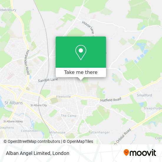 Alban Angel Limited map