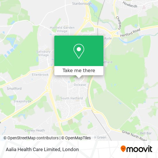 Aalia Health Care Limited map