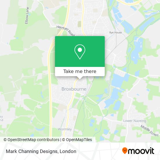 Mark Channing Designs map
