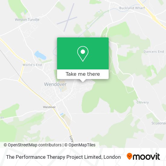 The Performance Therapy Project Limited map