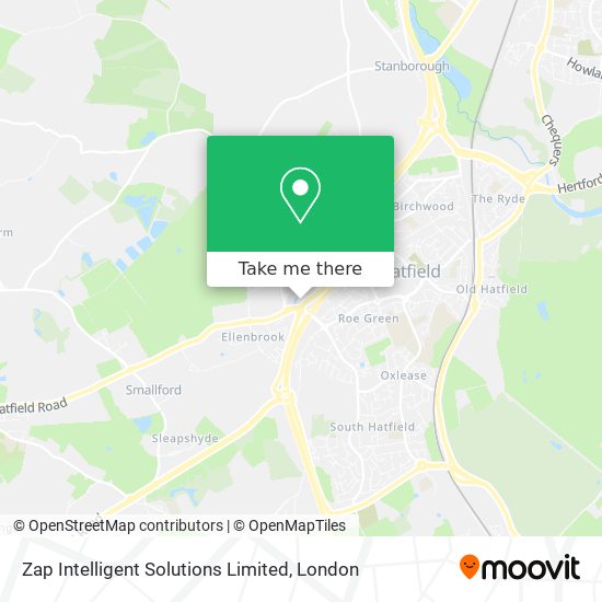 Zap Intelligent Solutions Limited map