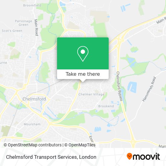 Chelmsford Transport Services map