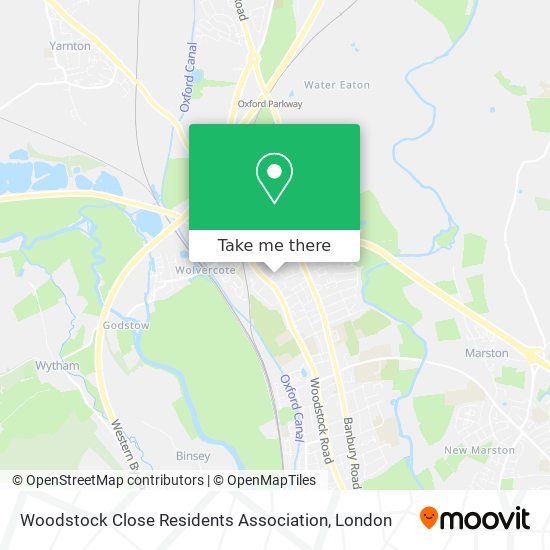 Woodstock Close Residents Association map