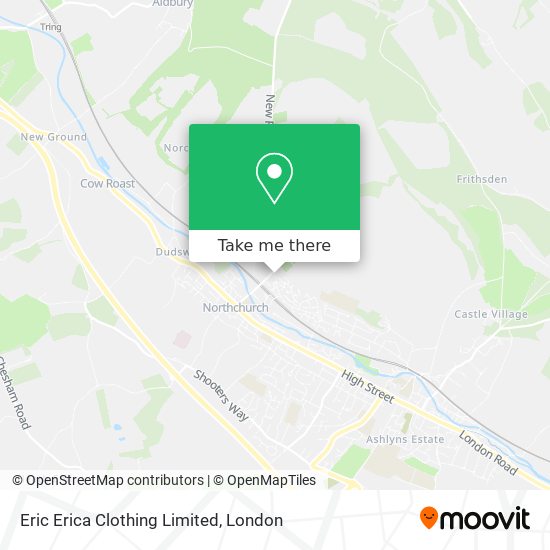 Eric Erica Clothing Limited map