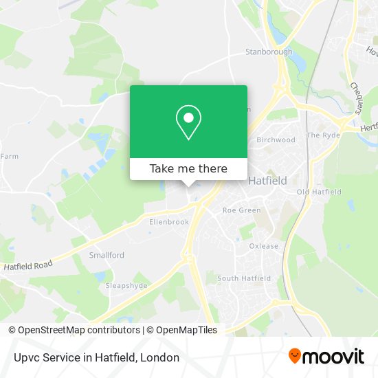 Upvc Service in Hatfield map