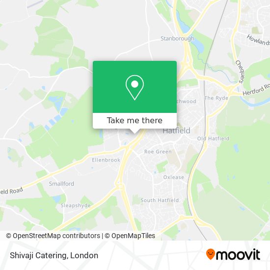 Shivaji Catering map