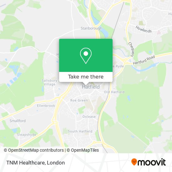 TNM Healthcare map