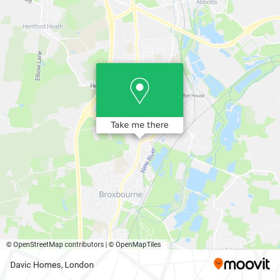 Davic Homes map