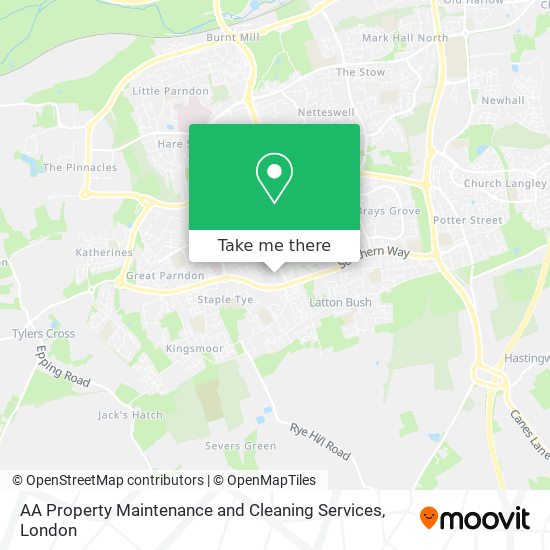 AA Property Maintenance and Cleaning Services map