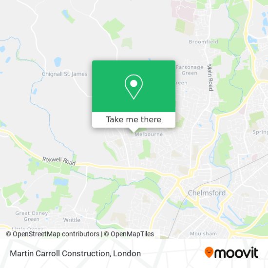 Martin Carroll Construction map