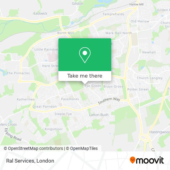 Ral Services map