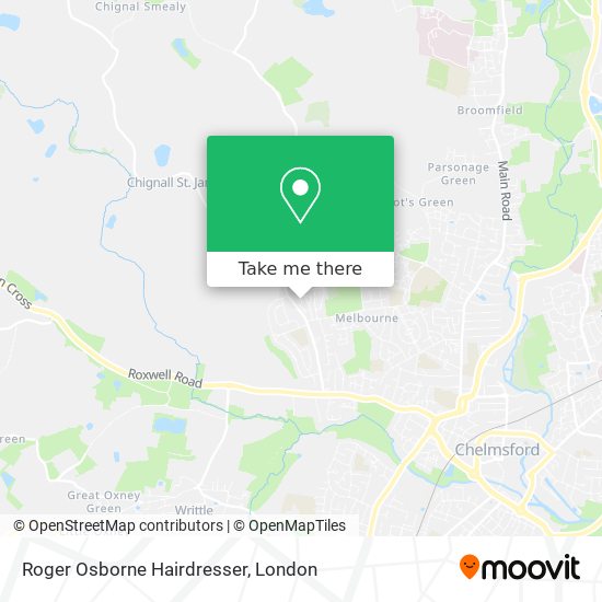 Roger Osborne Hairdresser map