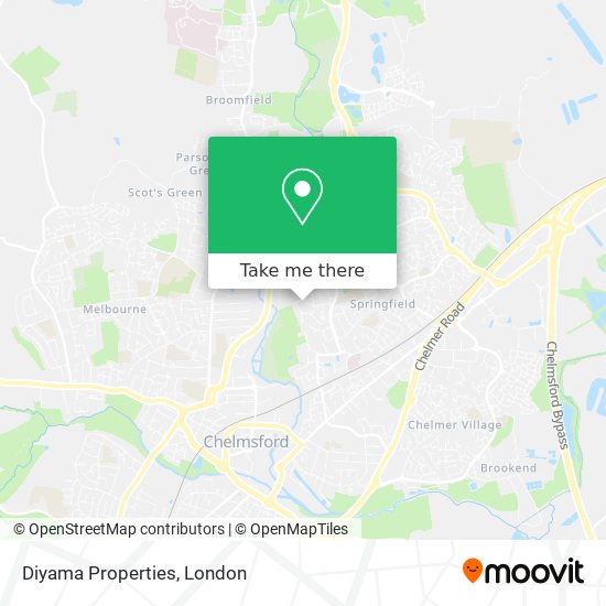 Diyama Properties map