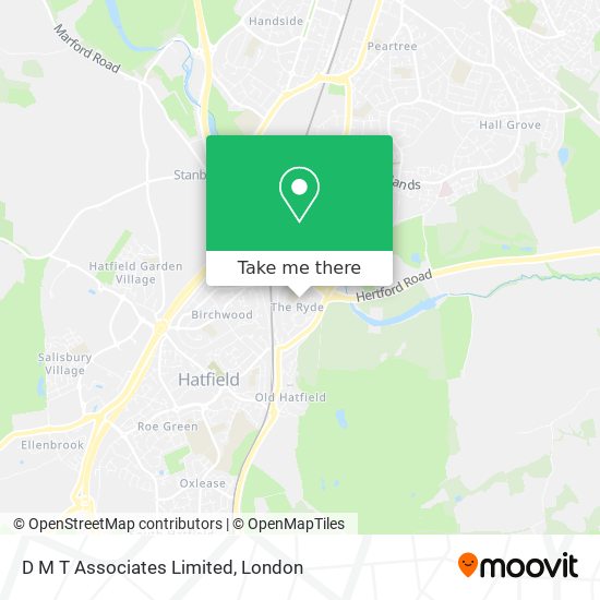 D M T Associates Limited map