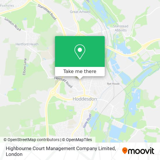 Highbourne Court Management Company Limited map