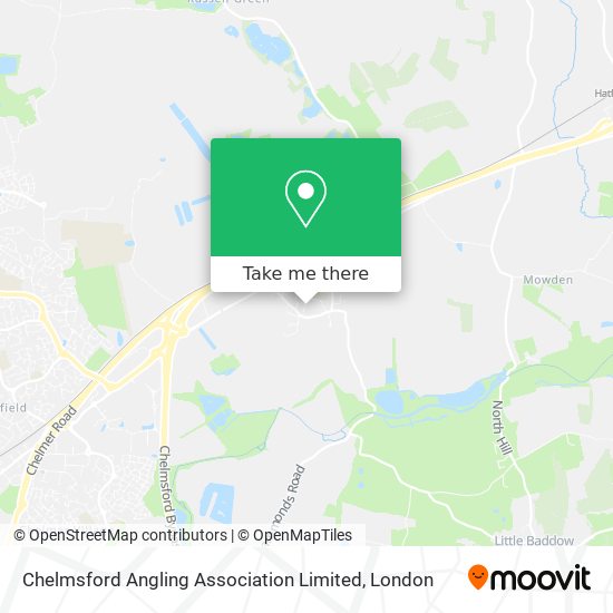 Chelmsford Angling Association Limited map
