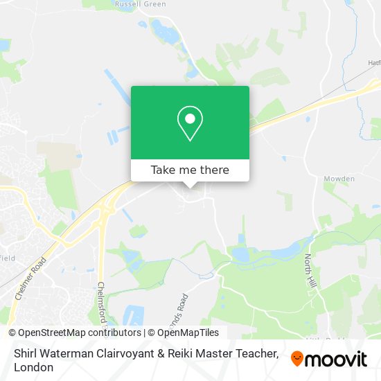 Shirl Waterman Clairvoyant & Reiki Master Teacher map