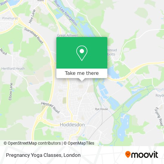 Pregnancy Yoga Classes map