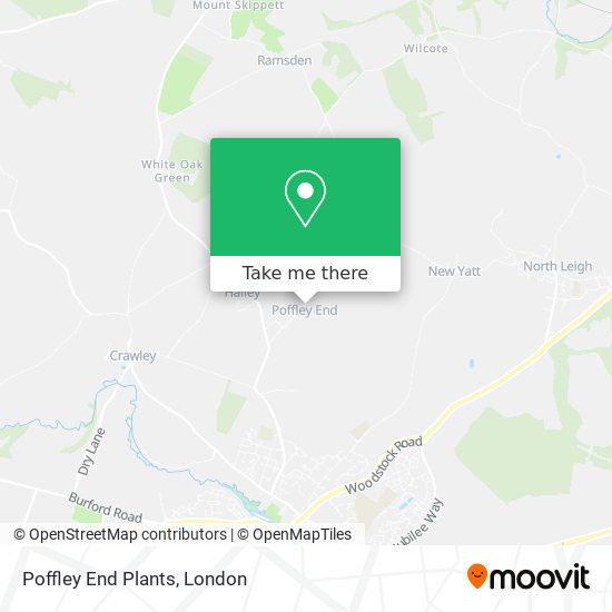 Poffley End Plants map