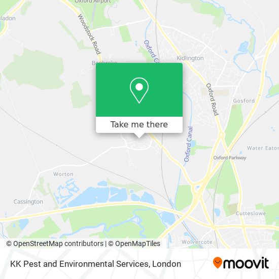 KK Pest and Environmental Services map