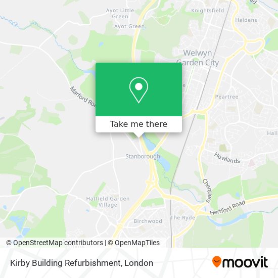 Kirby Building Refurbishment map