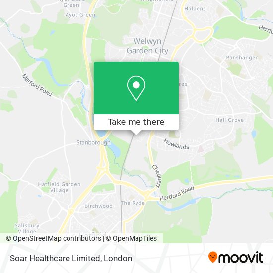 Soar Healthcare Limited map