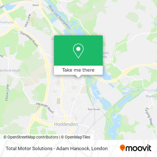 Total Motor Solutions - Adam Hancock map
