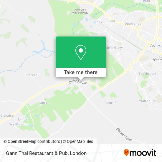Gann Thai Restaurant & Pub map