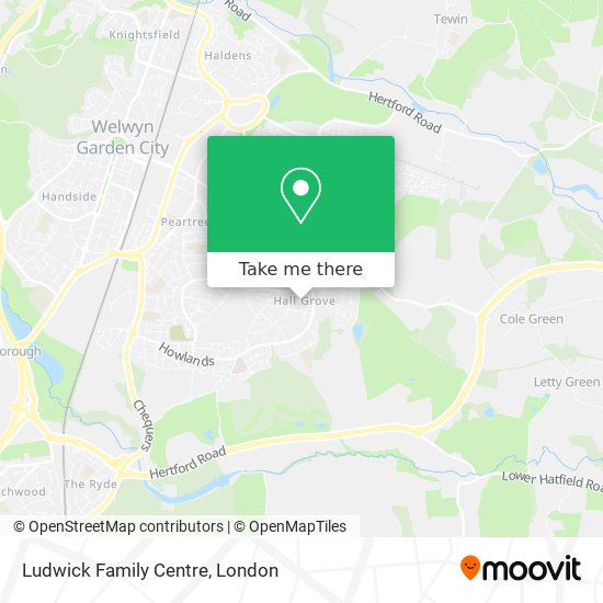 Ludwick Family Centre map