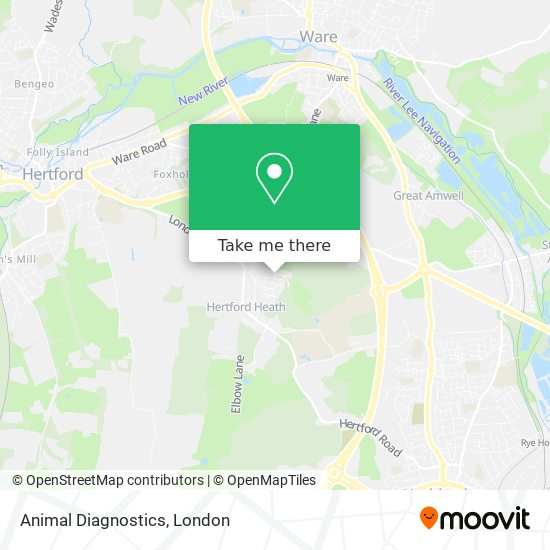 Animal Diagnostics map