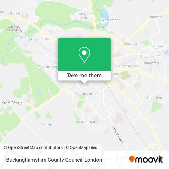 Buckinghamshire County Council map