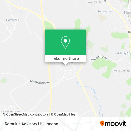 Romulus Advisory Uk map