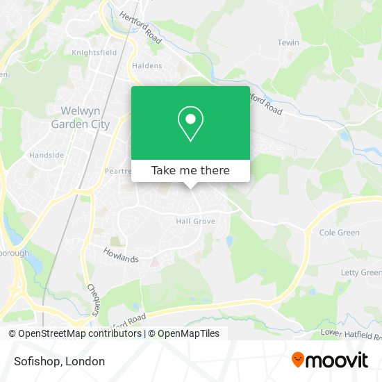 Sofishop map