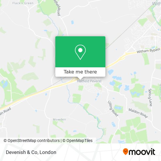 Devenish & Co map