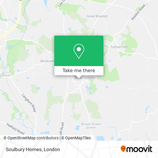 Soulbury Homes map