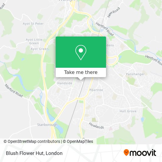 Blush Flower Hut map