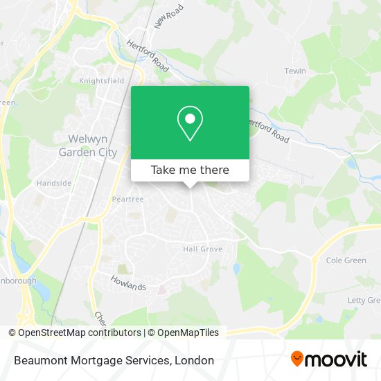 How to get to Beaumont Mortgage Services in Welwyn Garden City by