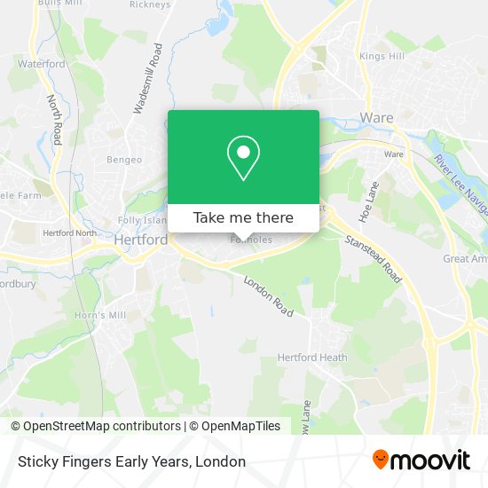 Sticky Fingers Early Years map