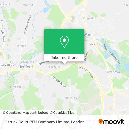 Garrick Court RTM Company Limited map