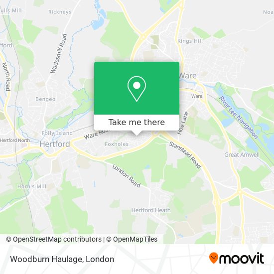 Woodburn Haulage map