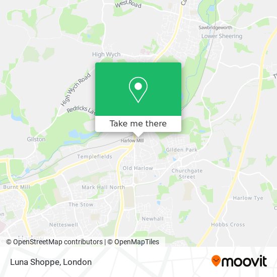 Luna Shoppe map