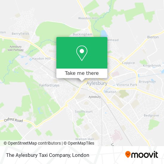 The Aylesbury Taxi Company map