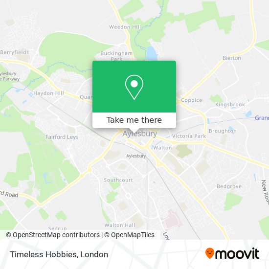 Timeless Hobbies map