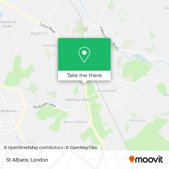 St Albans map