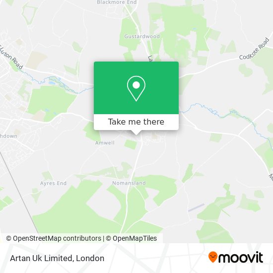 Artan Uk Limited map