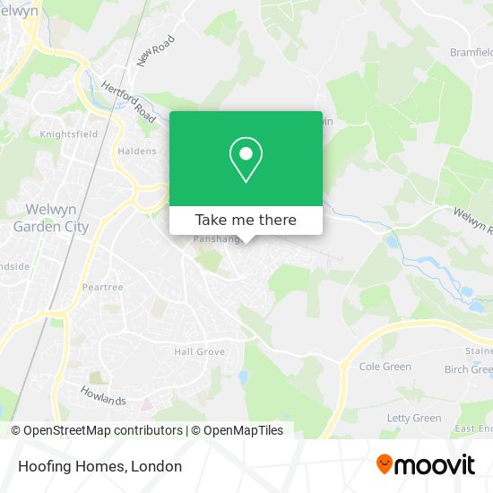 Hoofing Homes map
